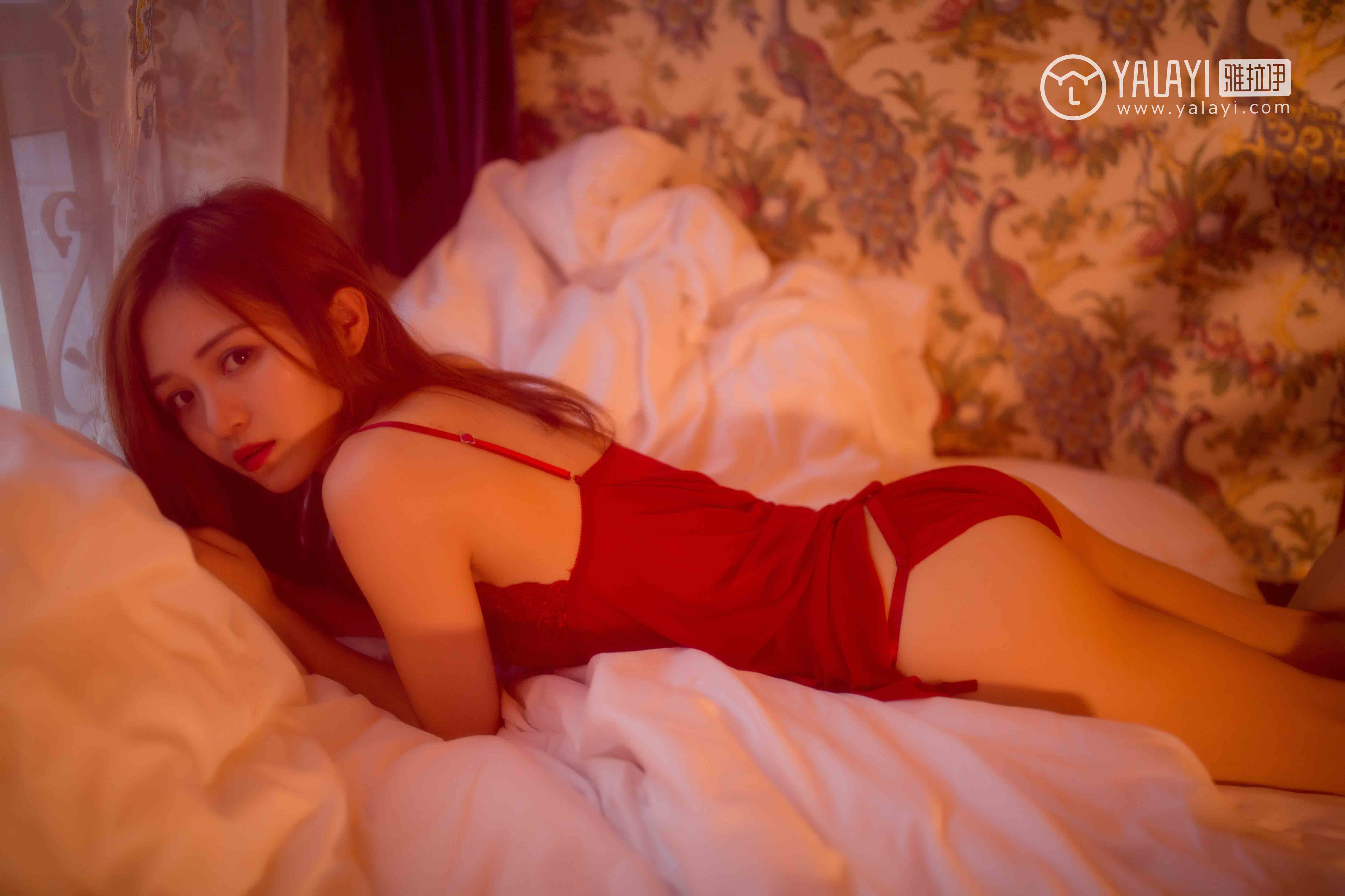 [YALAYI雅拉伊]2018.08.09NO.044遗落红紗赵欣怡插图4
